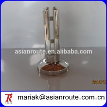 stainless steel glass spigot with base plate and cover